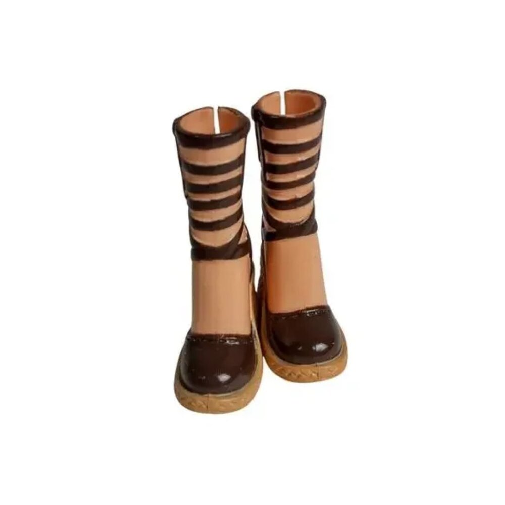 Barbie My Scene Doll Shoes Lace Up Strappy Wedge Gladiator Sandals Maiso…